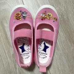MOONSTAR アンパンマン 上履き 15.0 EE ピンク