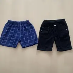 ハーフパンツ 2点セット サイズ100 キッズ　1着イオン　半袖ズボン　男の子