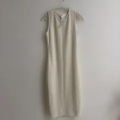 H&M ノースリーブ カットソーワンピース