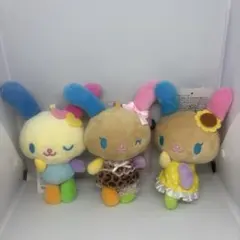 ウサハナ　マスコットチャーム3点セット　サンリオ　日焼け ウサハナ マスコットチャーム3点セット サンリオ 日焼け - メルカリ