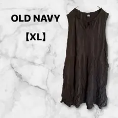 週末限定SALE‼️OLD NAVY ノースリーブ　チュニック 【XL 】ドット