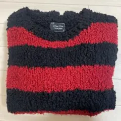 【未使用】ナンバーナイン　ボーダーニット　3　赤　黒　カートコバーン　ウール NUMBER (N)INEのフリマアイテム一覧