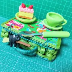 昭和レトロ 文化人形 ハンドメイドバスケット ティーセット - メルカリ