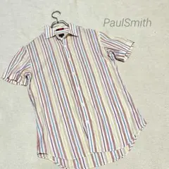 Paul Smith M ストライプ柄 半袖シャツ