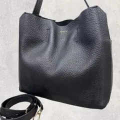 サリー様専用FURLA フルラ カプリッチョ 2way トートバッグ シボ革
