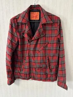 LEVIS ライダース ジャンパーチェックSAMPLE ／Ｌ　　★貴重レア