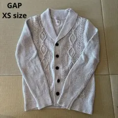 【美品】GAP ニットカーディガン トップス メンズ XS アイスグレー