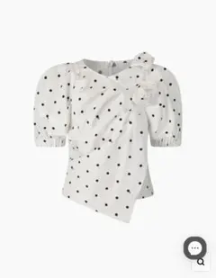 poppy DOT VEIL BLOUSE ドットベールブラウス あさぎーにょ - メルカリ