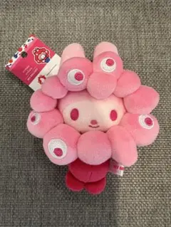 ミャクミャク×マイメロ　ぬいぐるみBC推しカラー　カラビナ付き