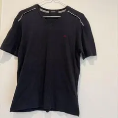 バーバリーブラックレーベル　メンズ　M Tシャツ　ネイビー　半袖　2 綿