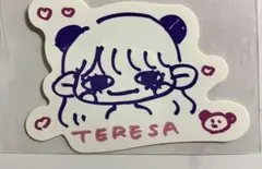 乃木坂46 池田瑛紗　似顔絵ステッカー