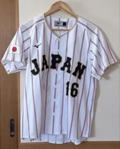 極美品】大谷翔平 刺繍ユニフォーム 侍ジャパン WBC ミズノ Lサイズ