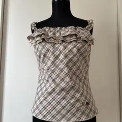 バーバリーBURBERRY BLUE LABEL ノバチェック タンクトップのサムネイル