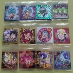 ドラゴンボール　ウェハースシール　孫悟空　ベジータ　ブルマ　12枚　まとめ売り