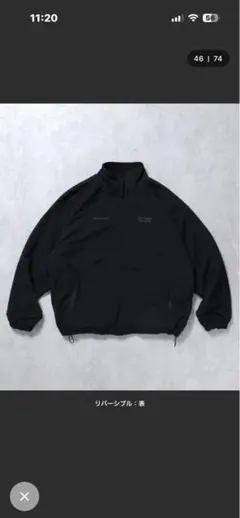 フェイン リバーシブルナイロンジャケット L