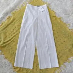新品✨Theory リネンストレッチワイドパンツ イージーパンツ