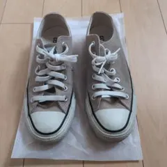 Converse All Star ローカット ベージュ スニーカー