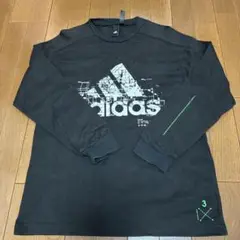 adidas ブラック 長袖カットソー Mサイズ