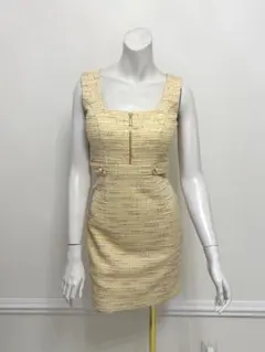 anツイードニットワンピース