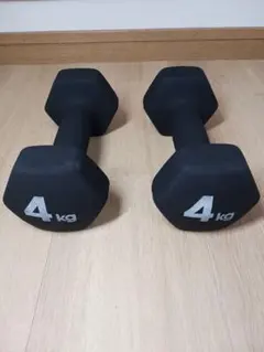 adidas アディダス ダンベル 4kg 2本セット 美品