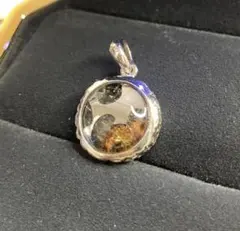 【希少・最高品質】パラサイト隕石 ペンダントトップ 天然石