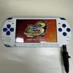 動作確認済み✨SONY PSP PSP3000 ホワイト/ブルー