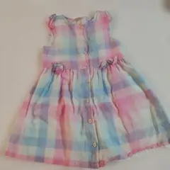 Pupil House チェック柄ワンピース 110cmのサムネイル