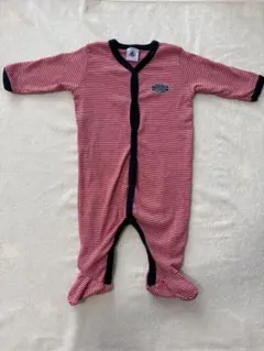 【petit bateau】足つきロンパース 3M（60cm）