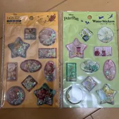 ウォーターシール Disney ピーターパン・ライオンキング 2点セット セリア