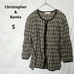 レディース [S] チェック柄カーディガン 大人 可愛い お出かけ 輸入古着