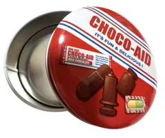 モロゾフ チョコ缶 CHOC-AID チョコエイド 丸缶 空き缶 小物入れ