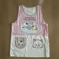 新品　保育士エプロン　3丁目のタマ　サンリオ　コラボエプロン　ハンギョドン