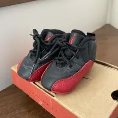 Jordan ベビーシューズ 黒/赤 8cm