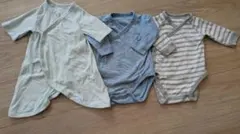 UNIQLO ベビー ロンパース 3枚セット 50-60cm