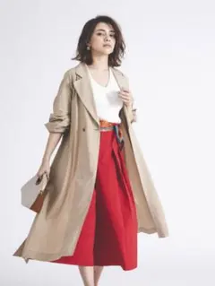 crewre ベージュ トレンチコート size3 ウエストベルト付き - メルカリ