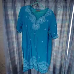 五分袖チュニック