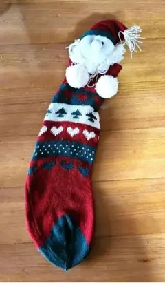 サンタ靴下　サンタ壁掛け　サンタ壁飾り　クリスマスグッズ　クリスマスブーツサンタ