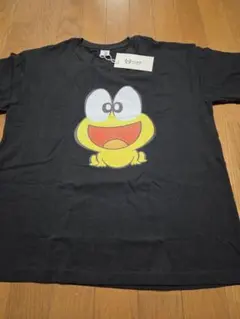 カエルキャラクター Tシャツ ブラック　パロディ　海外　レトロアニメ
