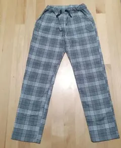 MPS チェック柄 長ズボン グレー 140cm