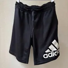 adidas ハーフパンツ 150 黒　キッズハーフパンツ