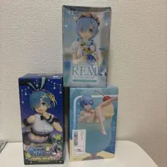 Re.ゼロ レム ラム　フィギュア セット 3体