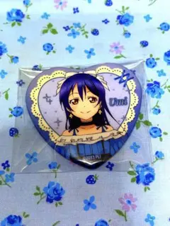 ラブライブ 中国 最推し ハート 缶バッジ μ's 園田海未 - メルカリ