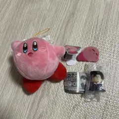 星のカービィ　マスコット　クリップ　名探偵コナン　ちぢませ隊　毛利小五郎