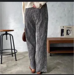 link オリジナル　スリットウェーブパンツ