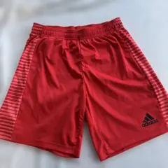 adidas レッド ハーフパンツ L