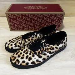 VANS バンズ オーセンティック プロ レオパード 24.5cm