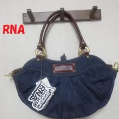 新品☆タグ付　RNAinc デニム　Y2K　2way　バッグ　 ハーフムーンのサムネイル