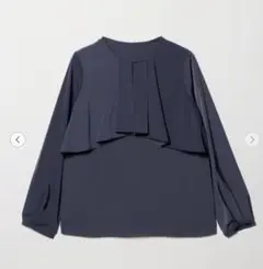 【美品】長袖ブラウス フロントフリル　ユナイテッドアローズ
