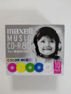 maxell 音楽用CD-R 80分 10枚 カラーミックス