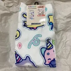 しまむら×たまごっち バスタオル フェイスタオル ミニタオル オレンジ